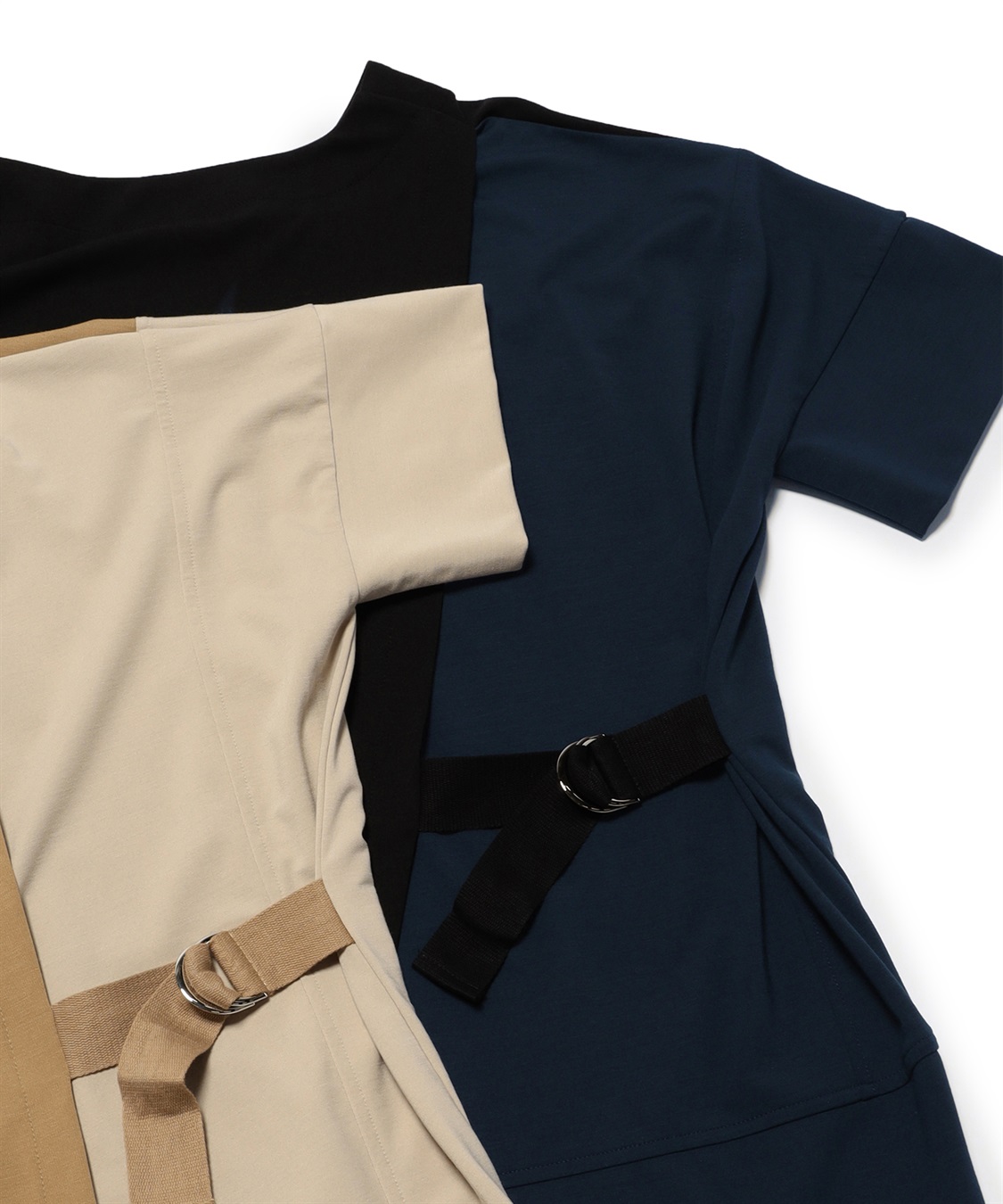 ATSURO TAYAMA 配色半袖ポンチプルオーバー_sub_2