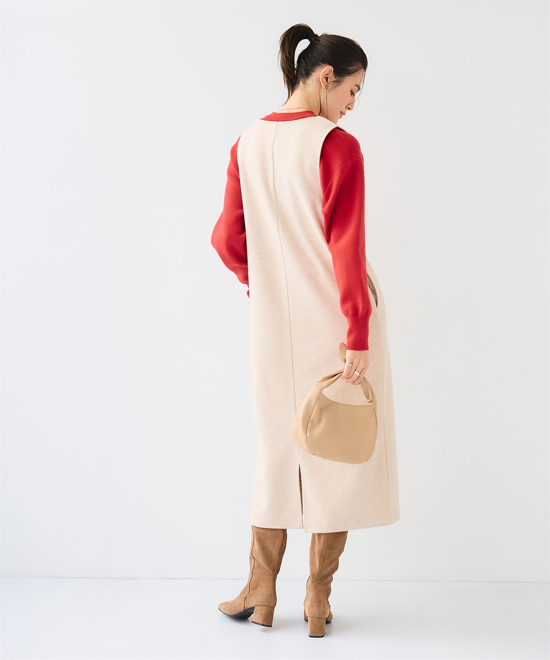 CROSS FUNCTION 《洗える》エブ楽 ウールライクジャンスカ【CF/クロスファンクション】_sub_10