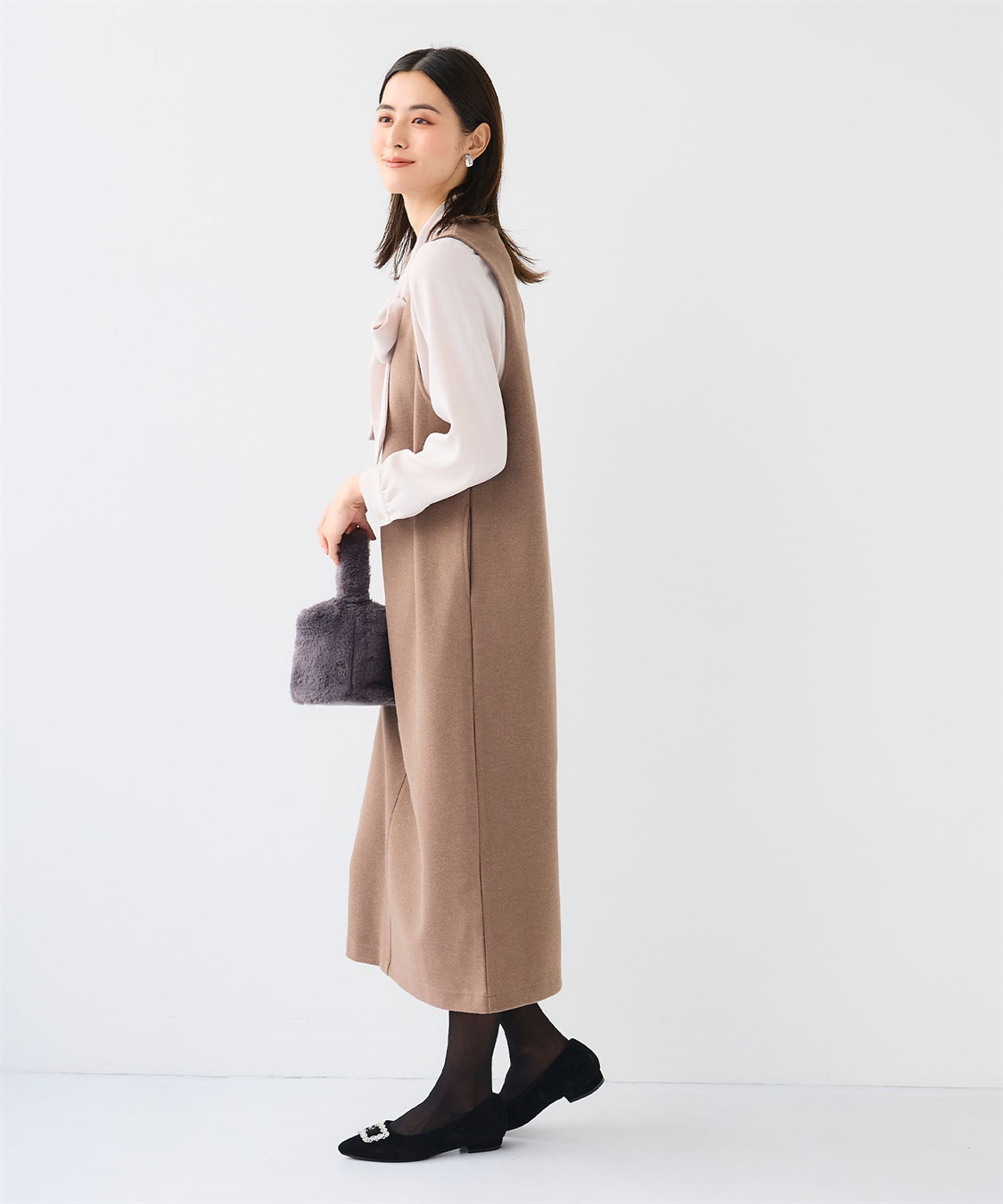 CROSS FUNCTION 《洗える》エブ楽 ウールライクジャンスカ【CF/クロスファンクション】_sub_11