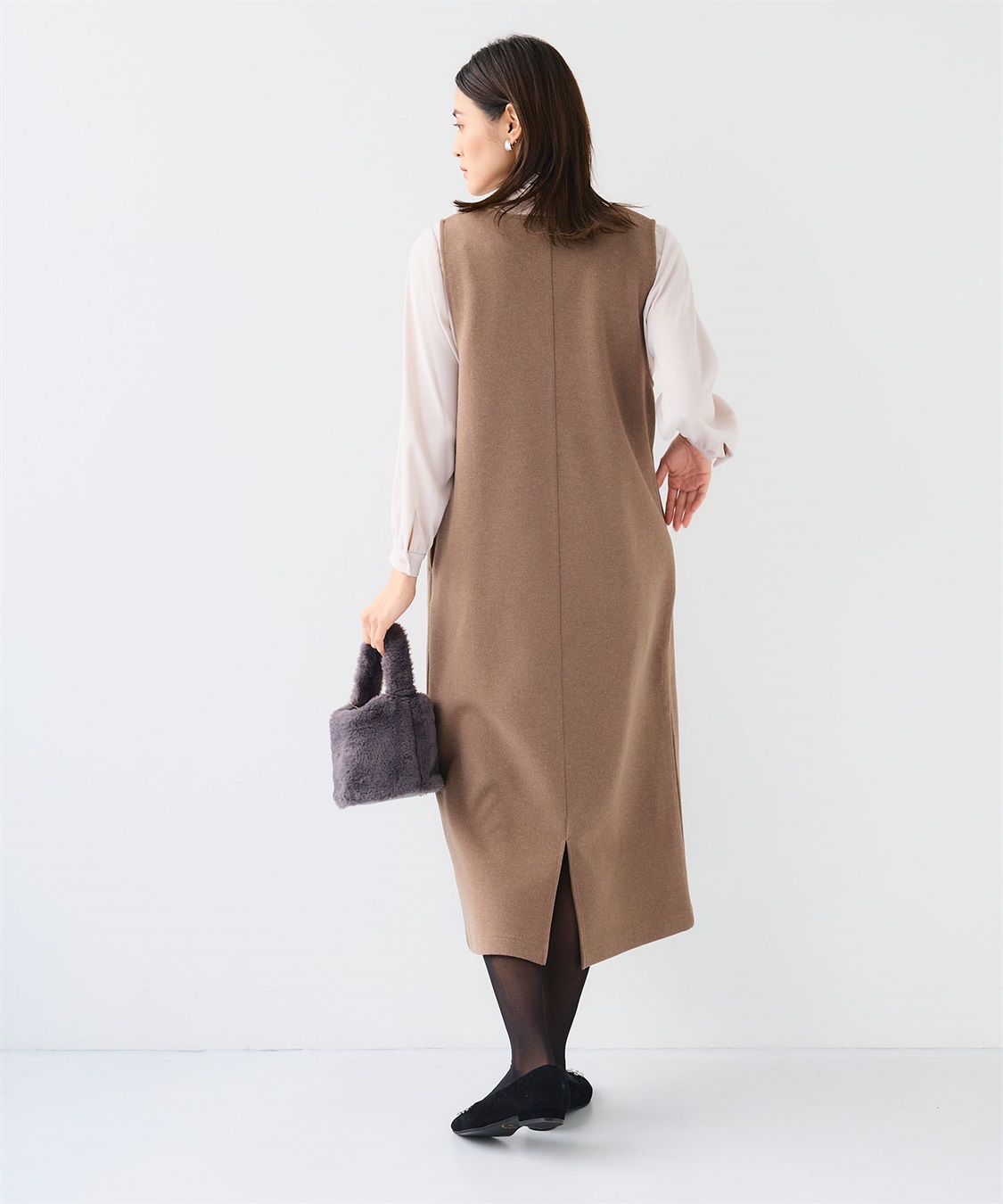 CROSS FUNCTION 《洗える》エブ楽 ウールライクジャンスカ【CF/クロスファンクション】_sub_12