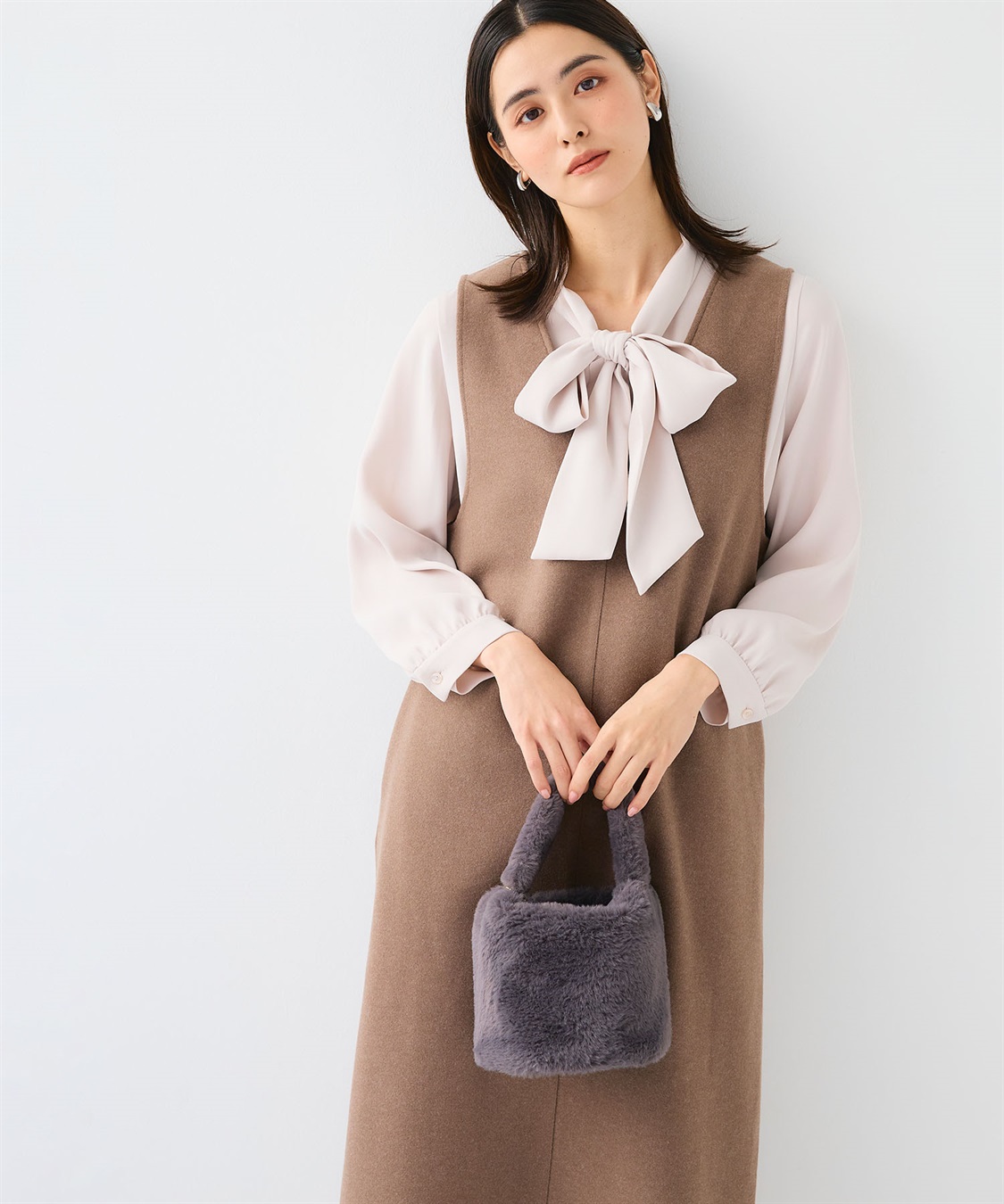 CROSS FUNCTION 《洗える》エブ楽 ウールライクジャンスカ【CF/クロスファンクション】_sub_19