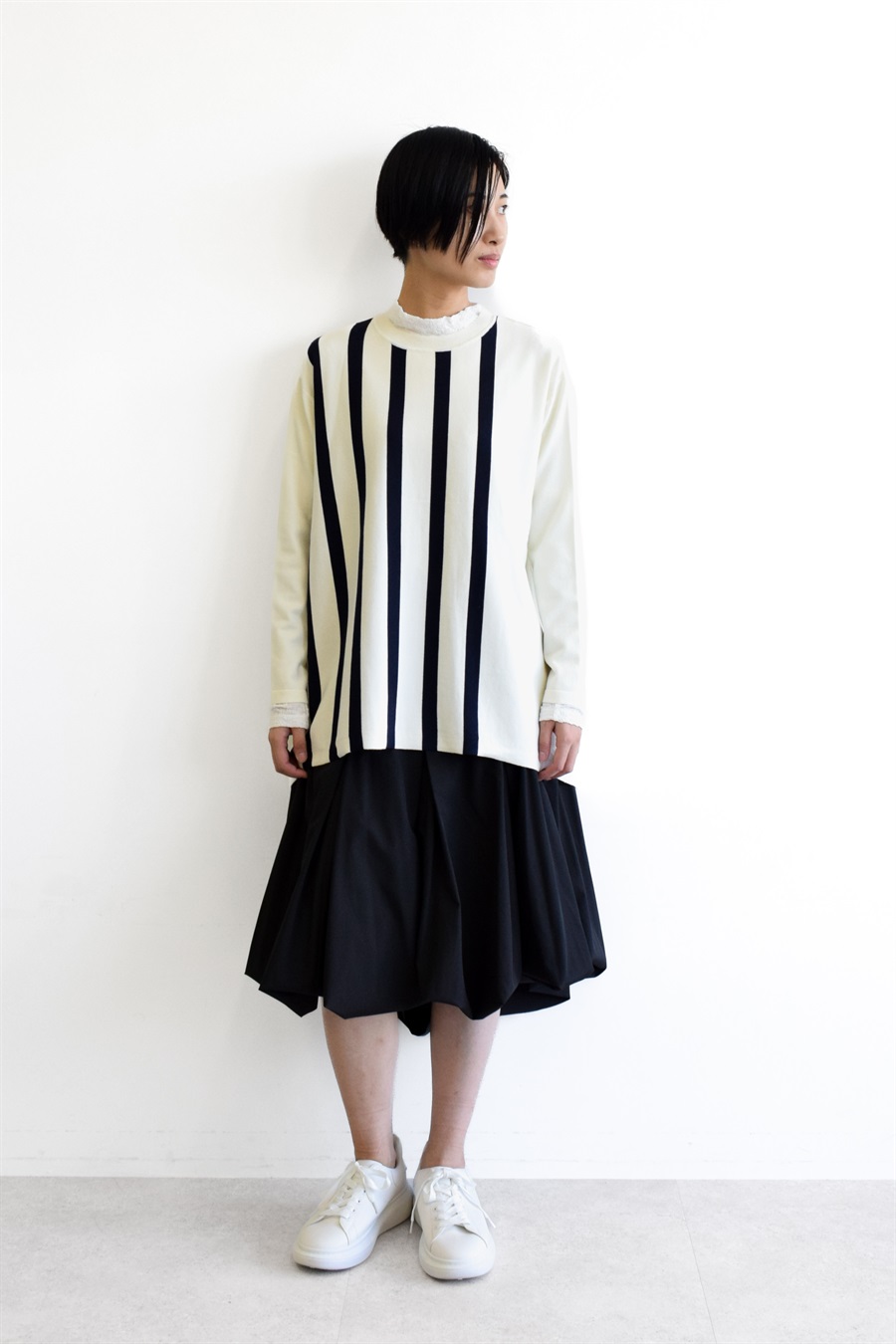 ATSURO TAYAMA イレギュラーストライプチュニック_sub_7
