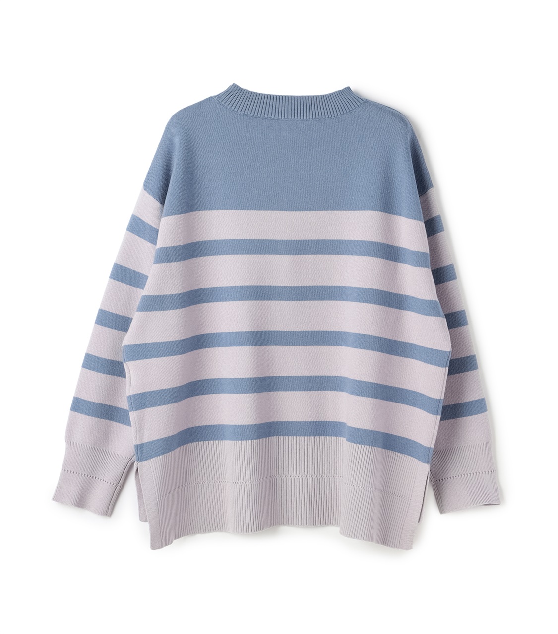 ATSURO TAYAMA ボーダージャカードニットトップス_sub_1