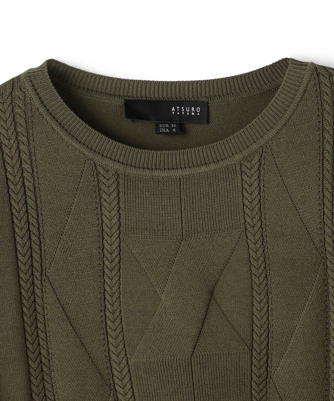 ATSURO TAYAMA リブ切り替えニットプルオーバー_sub_2