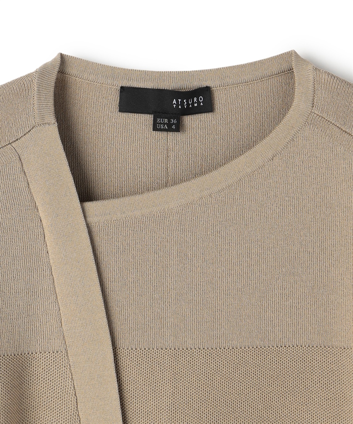 ATSURO TAYAMA レース袖切り替えニットプルオーバー_sub_2