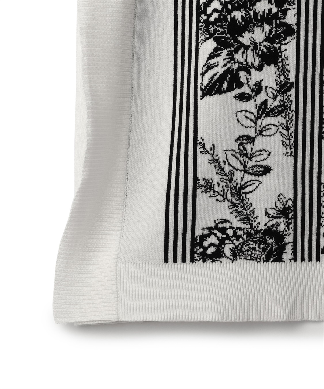 ATSURO TAYAMA フラワー×ストライプニットプルオーバー_sub_4