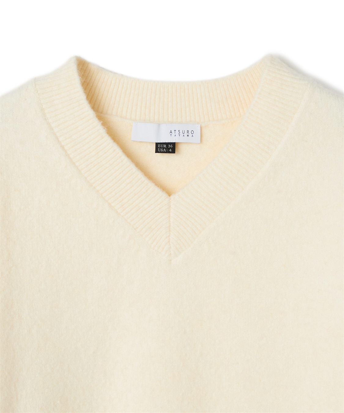 ATSURO TAYAMA バナナスリーブVネックニット_sub_2