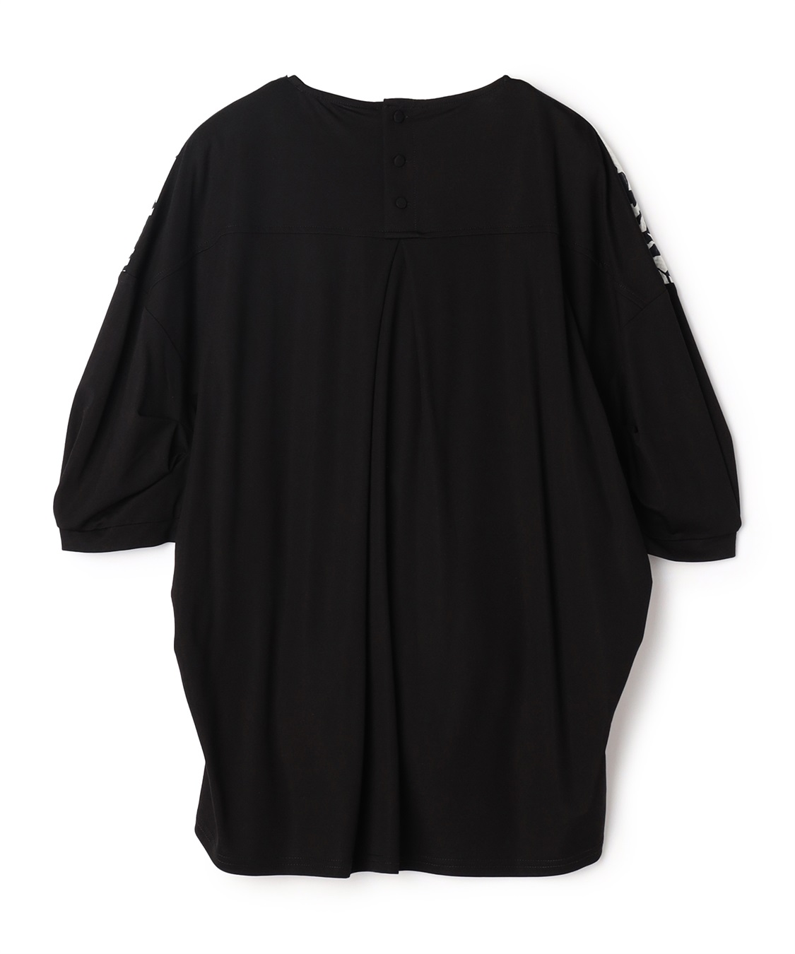 ATSURO TAYAMA ボタニカル×ストライプ切り替えプルオーバー_sub_1