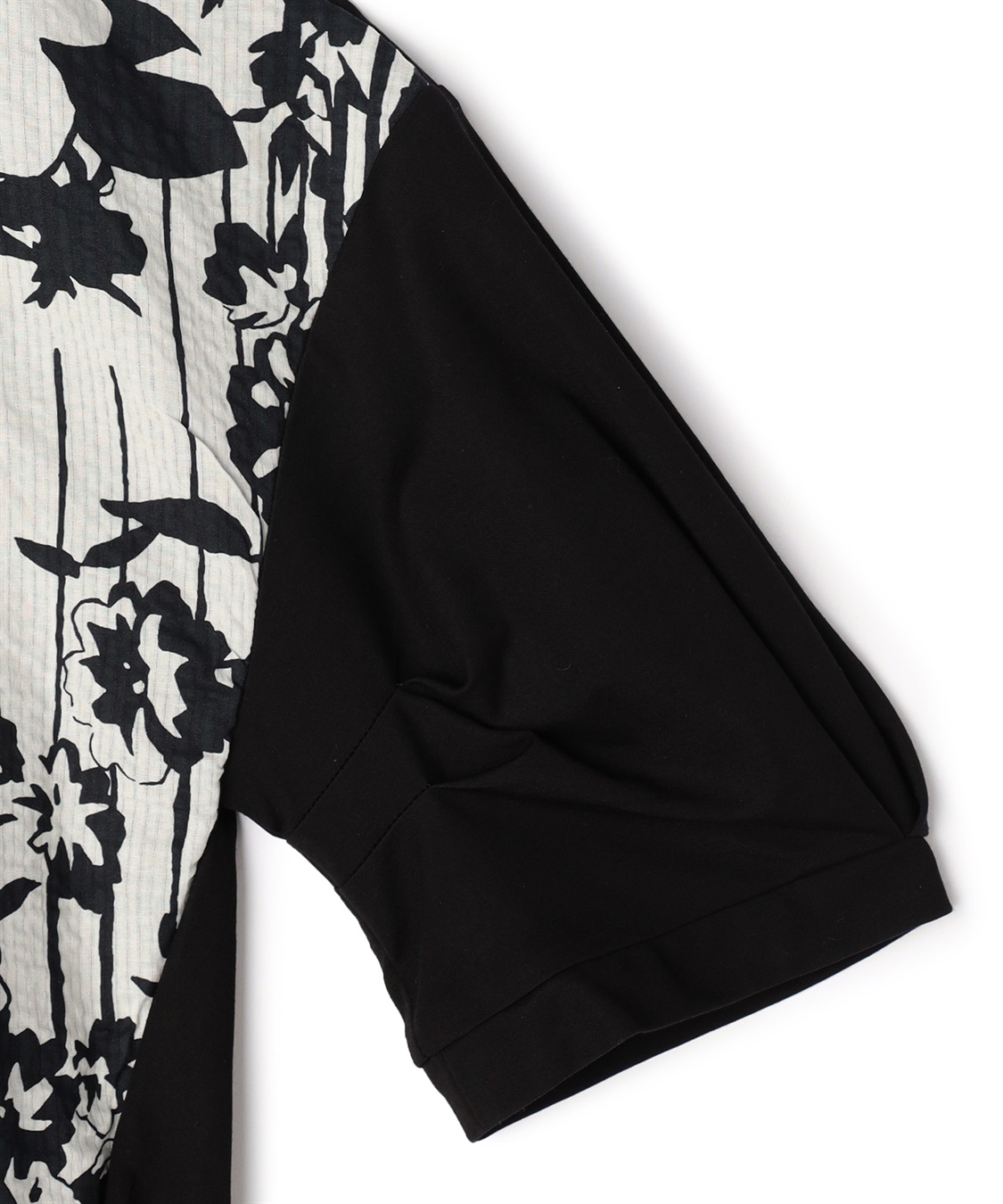 ATSURO TAYAMA ボタニカル×ストライプ切り替えプルオーバー_sub_3