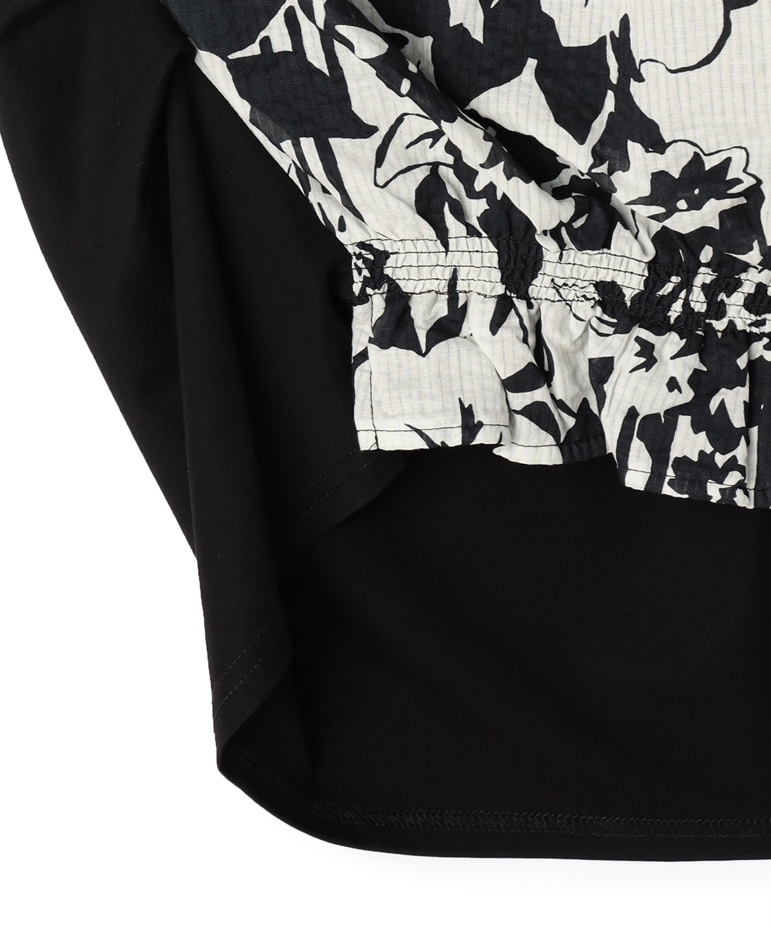 ATSURO TAYAMA ボタニカル×ストライプ切り替えプルオーバー_sub_4