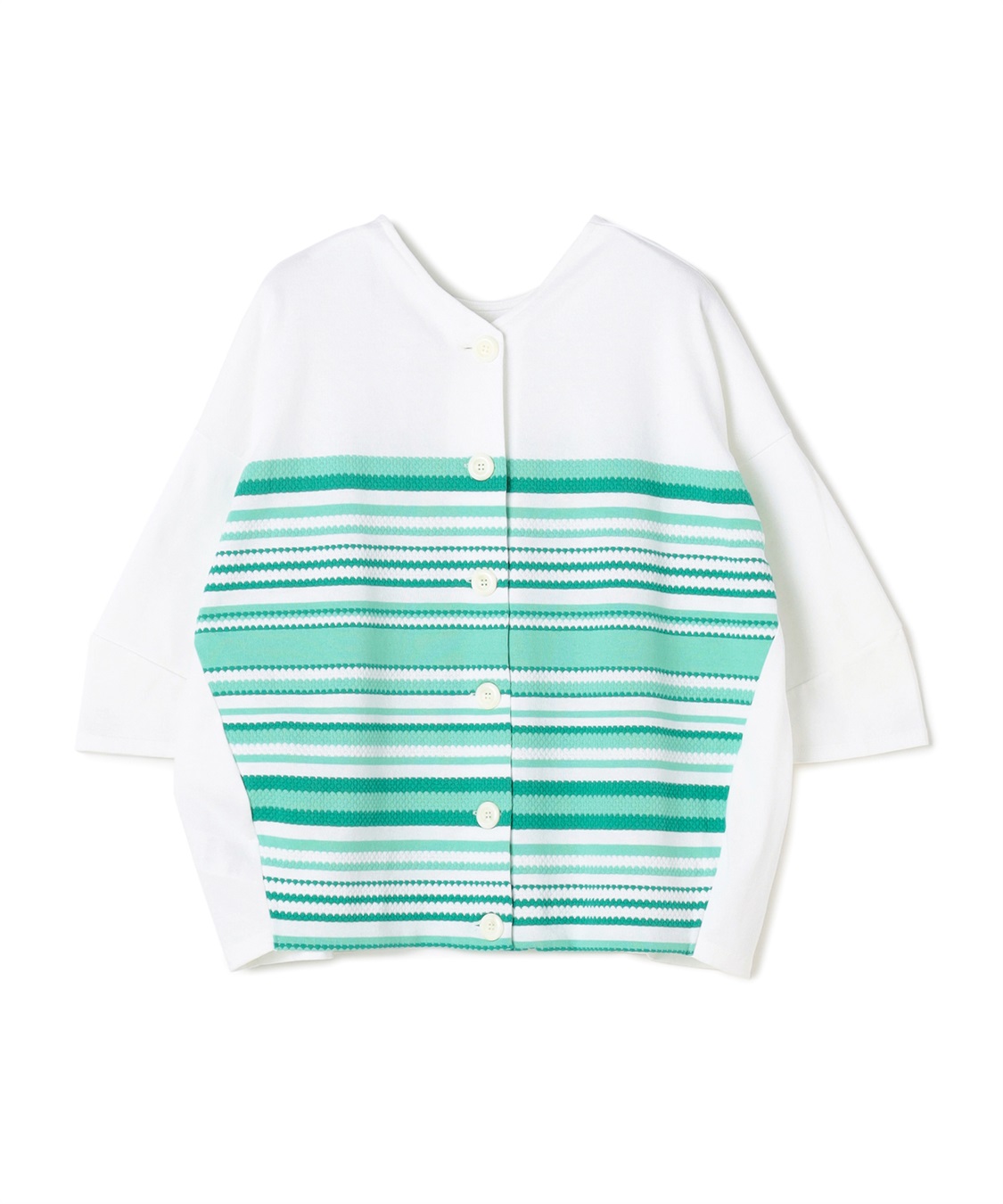 ATSURO TAYAMA パネルボーダートップス_sub_1