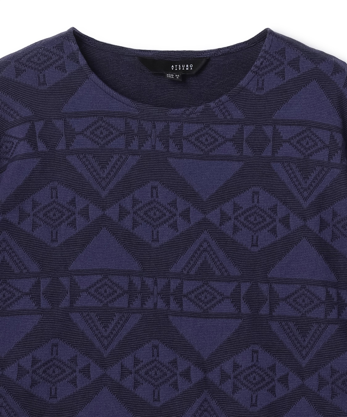 ATSURO TAYAMA エスニック柄プルオーバーニット_sub_3