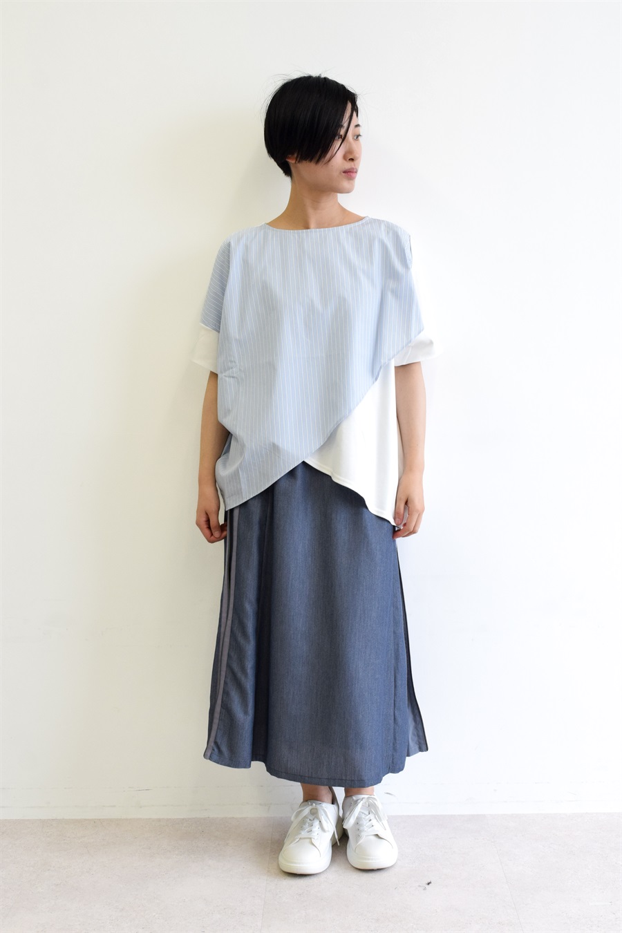 ATSURO TAYAMA 異素材切り替え変形シルエットプルオーバー_sub_6