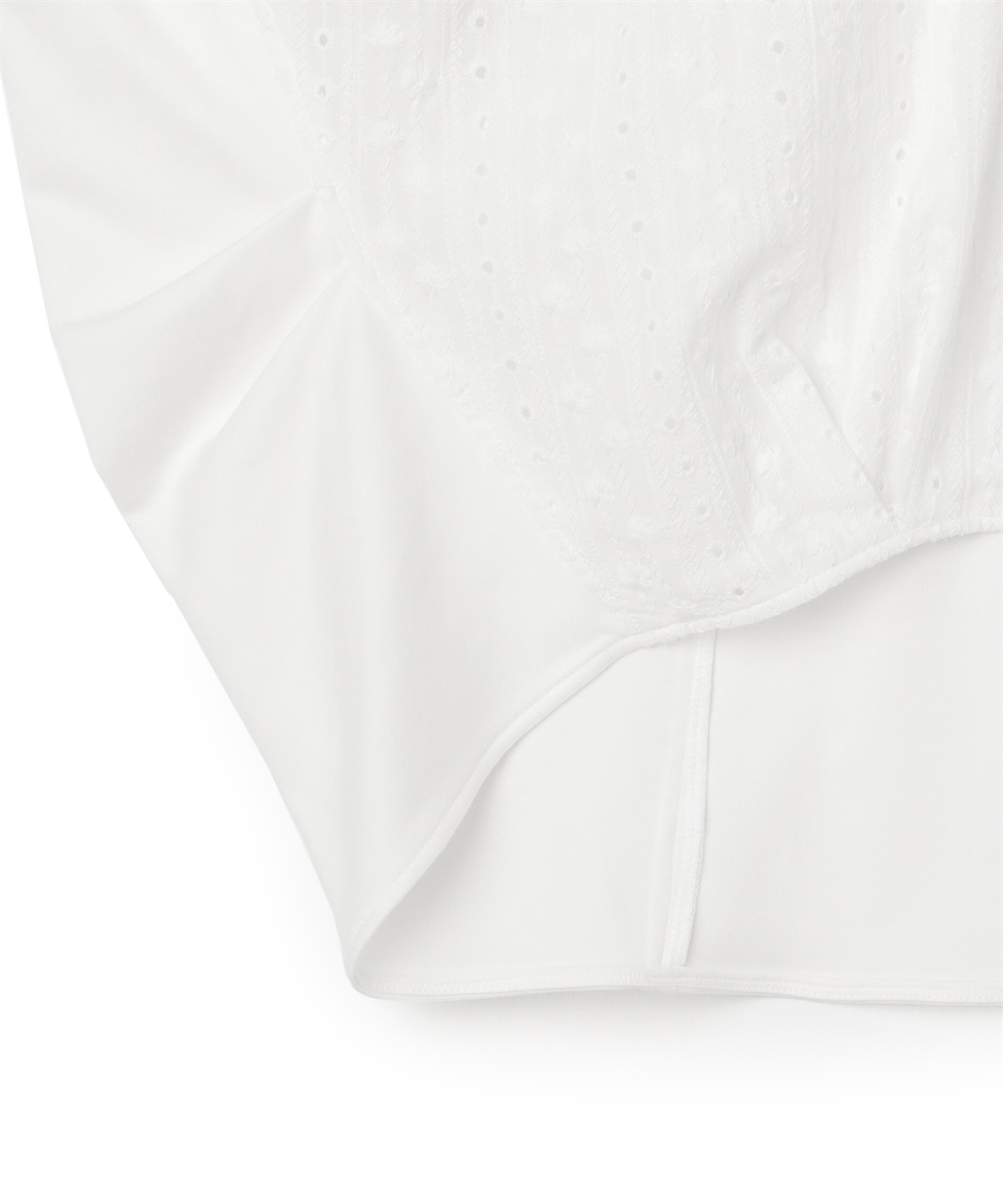 ATSURO TAYAMA フロントシャーリングコットンブラウス_sub_5