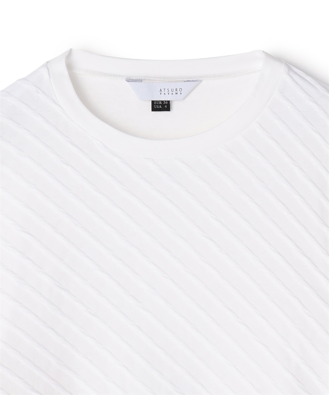 ATSURO TAYAMA 3D斜めストライププルオーバー_sub_2