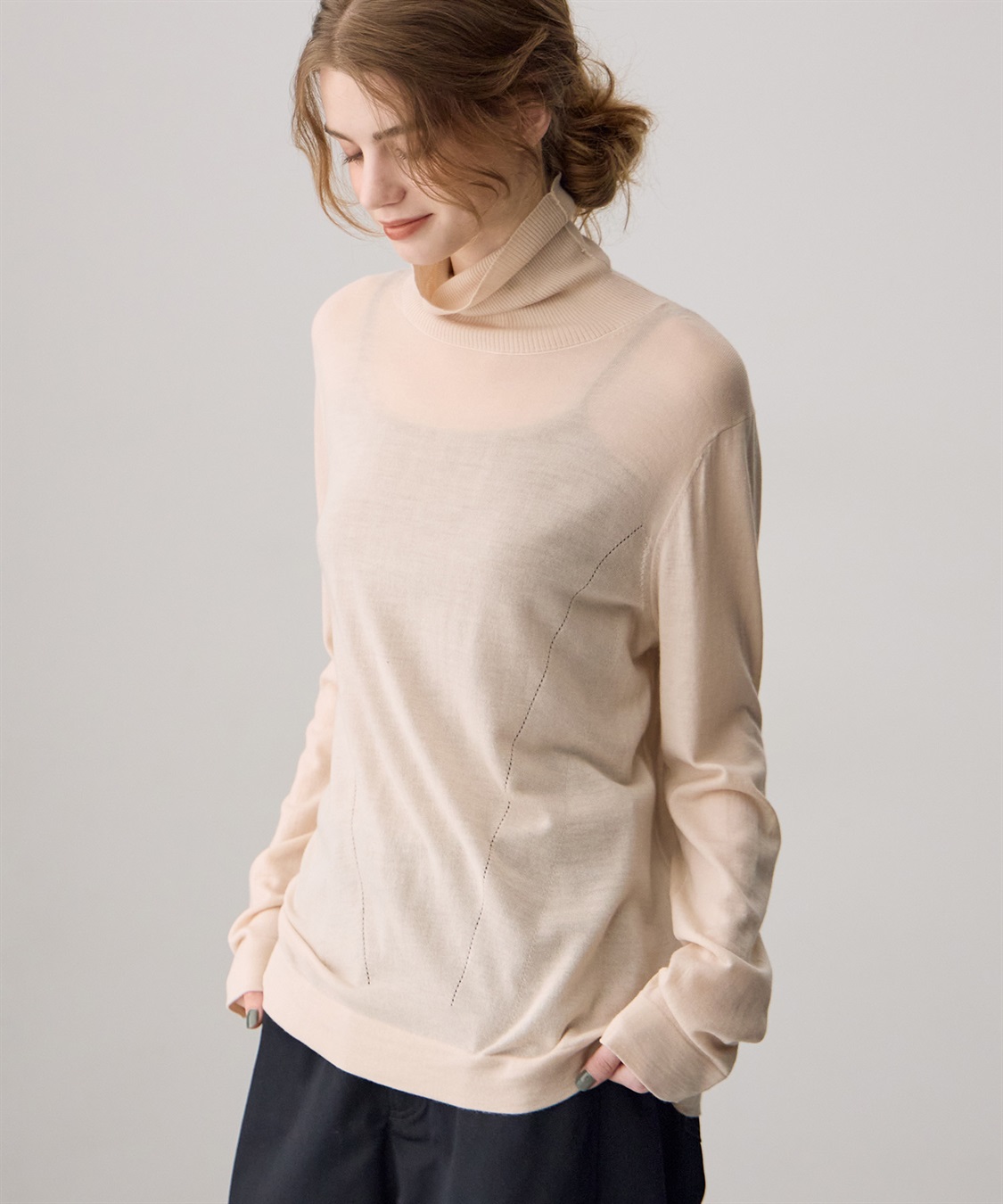 ATSURO TAYAMA カラータートルネックニット_sub_1