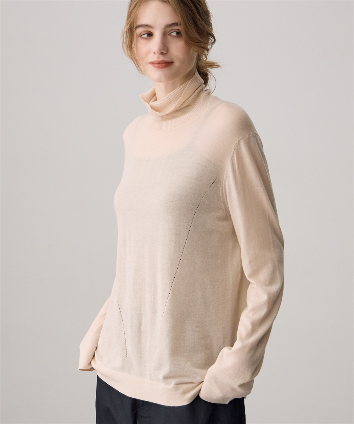 ATSURO TAYAMA カラータートルネックニット_sub_3