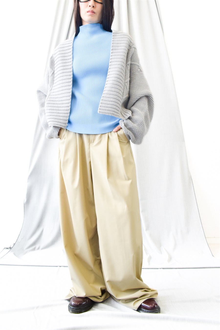 ATSURO TAYAMA ストレッチヤーンボトルネックニット_sub_2