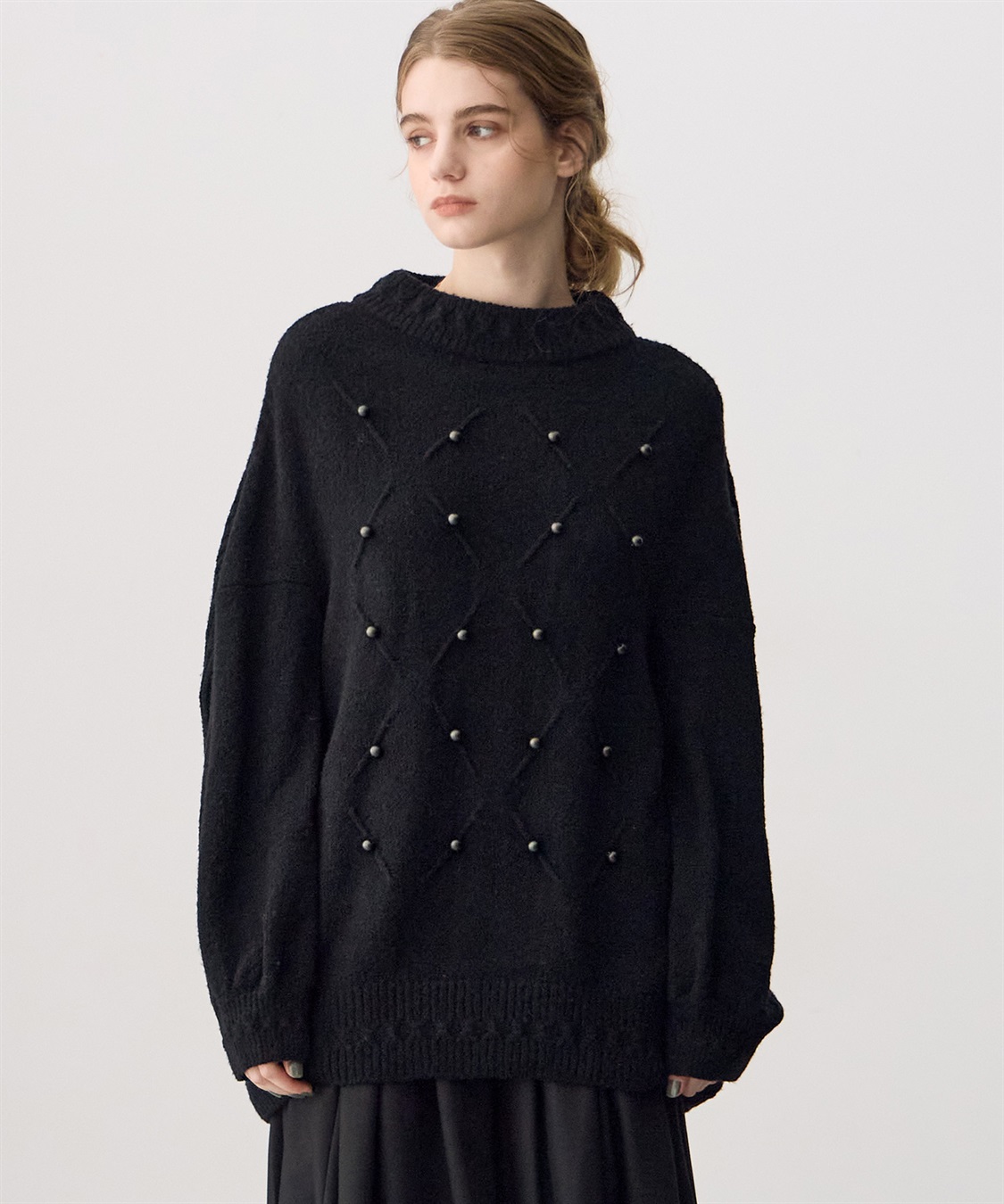 ATSURO TAYAMA パール付きブークレーニット_sub_3