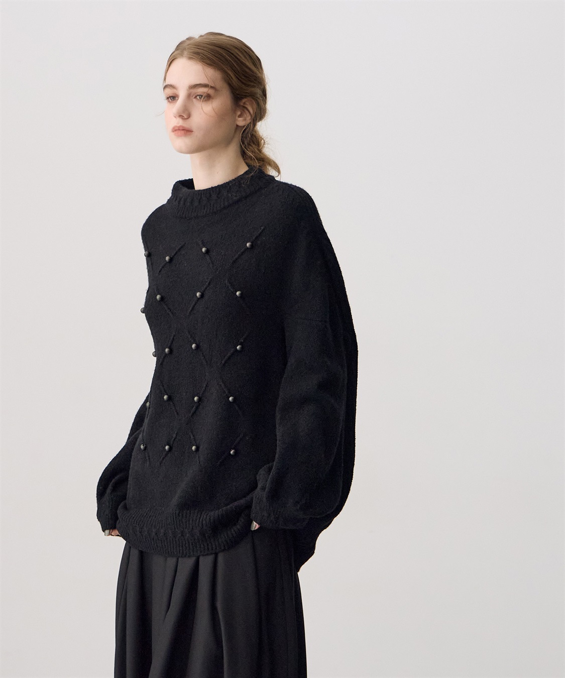 ATSURO TAYAMA パール付きブークレーニット_sub_4