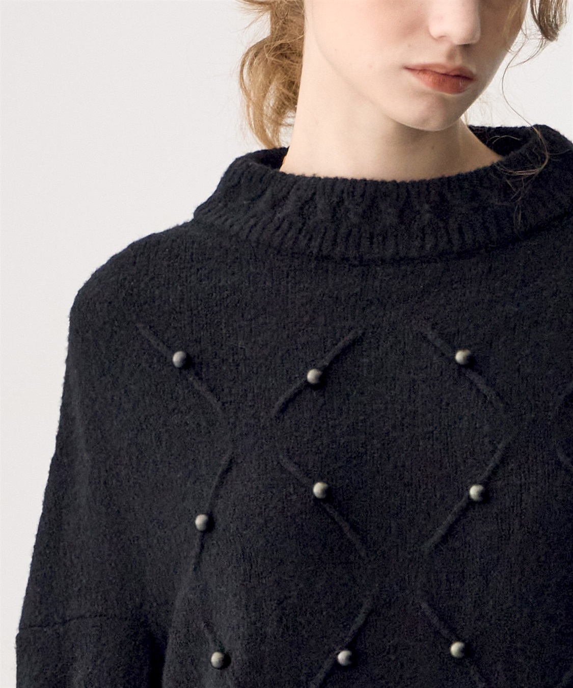 ATSURO TAYAMA パール付きブークレーニット_sub_6