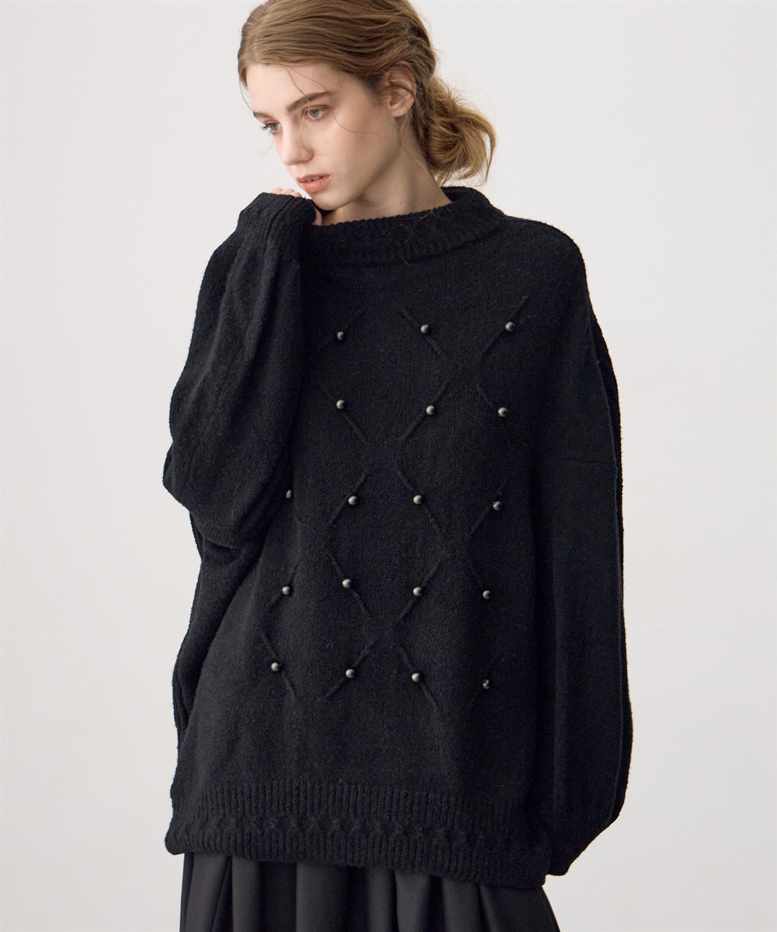 ATSURO TAYAMA パール付きブークレーニット_sub_9