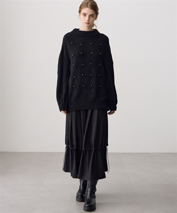 ATSURO TAYAMA パール付きブークレーニット_subthumb_10