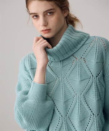 ATSURO TAYAMA 透かし編みタートルネックニット_subthumb_7