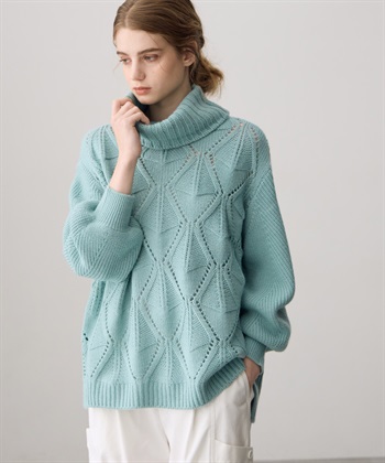 ATSURO TAYAMA 透かし編みタートルネックニット_subthumb_8