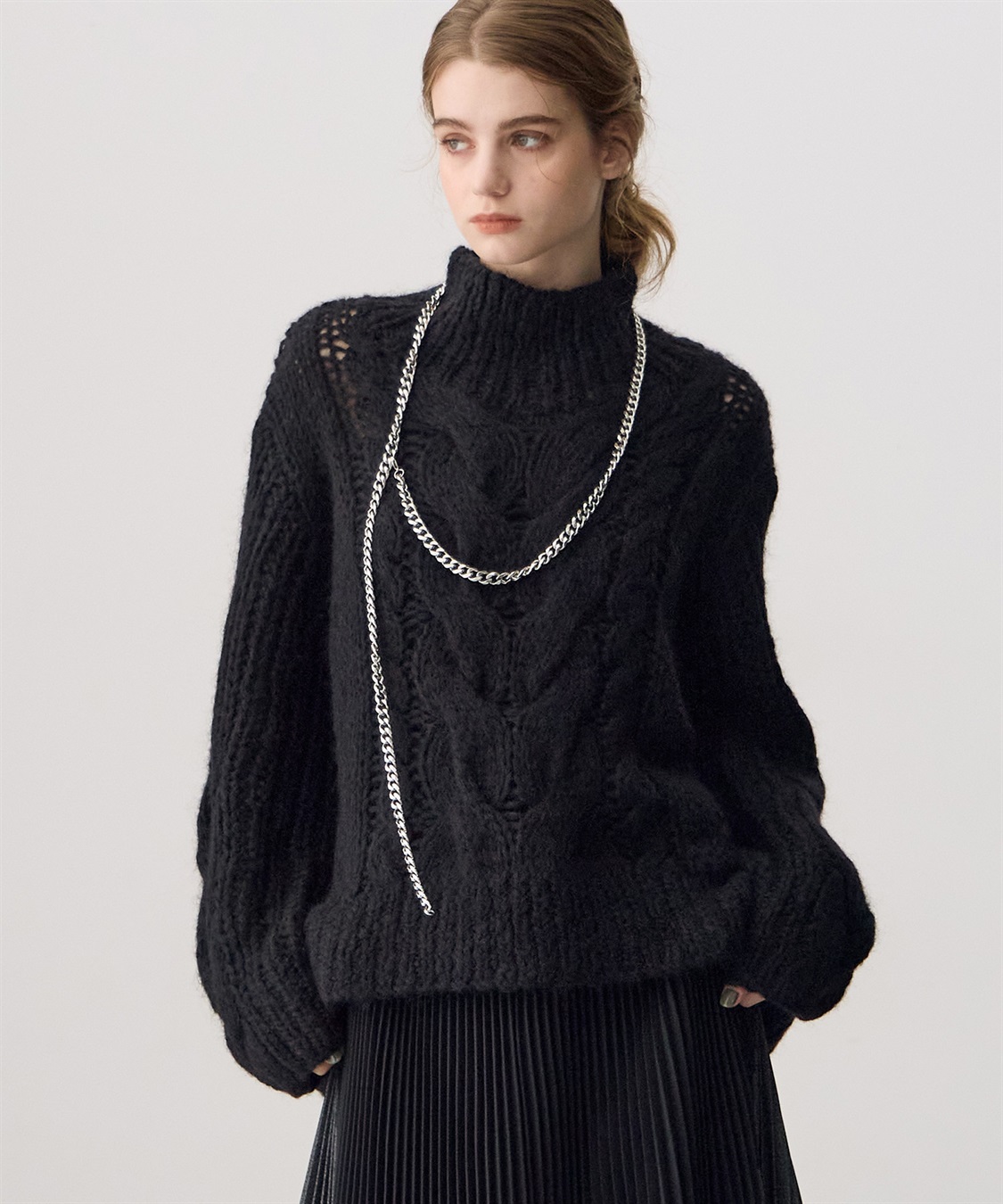 ATSURO TAYAMA ケーブル編みハイネックニット_sub_7