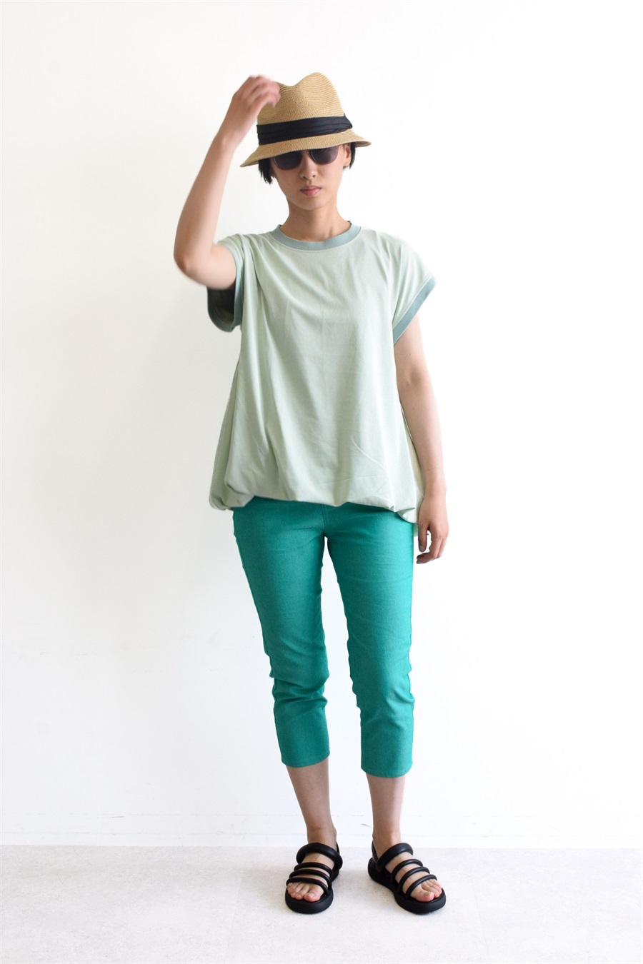 ATSURO TAYAMA プレーティング天竺裾バルーントップス_sub_8