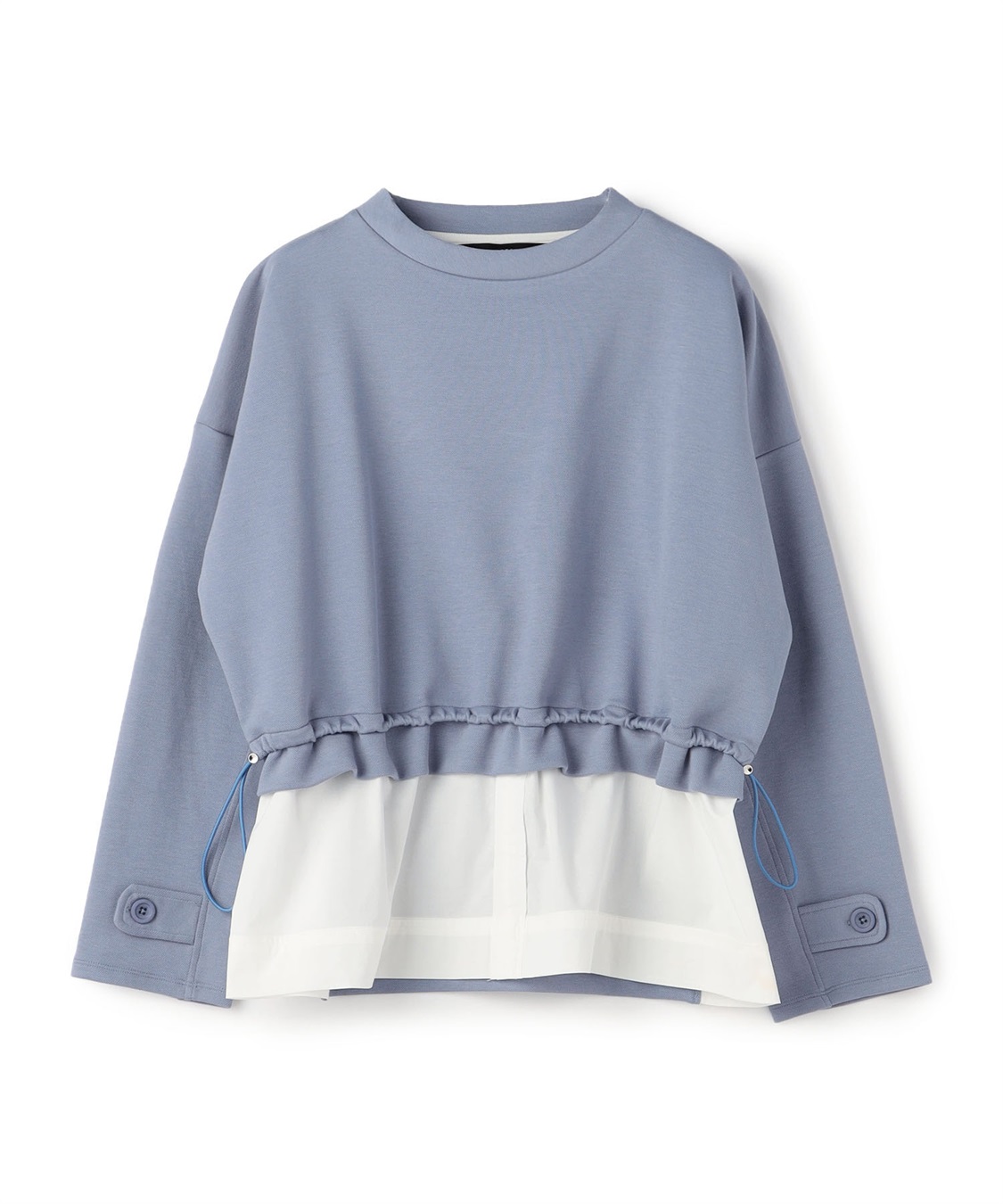 ATSURO TAYAMA 異素材ドッキングプルオーバートップス_sub_2