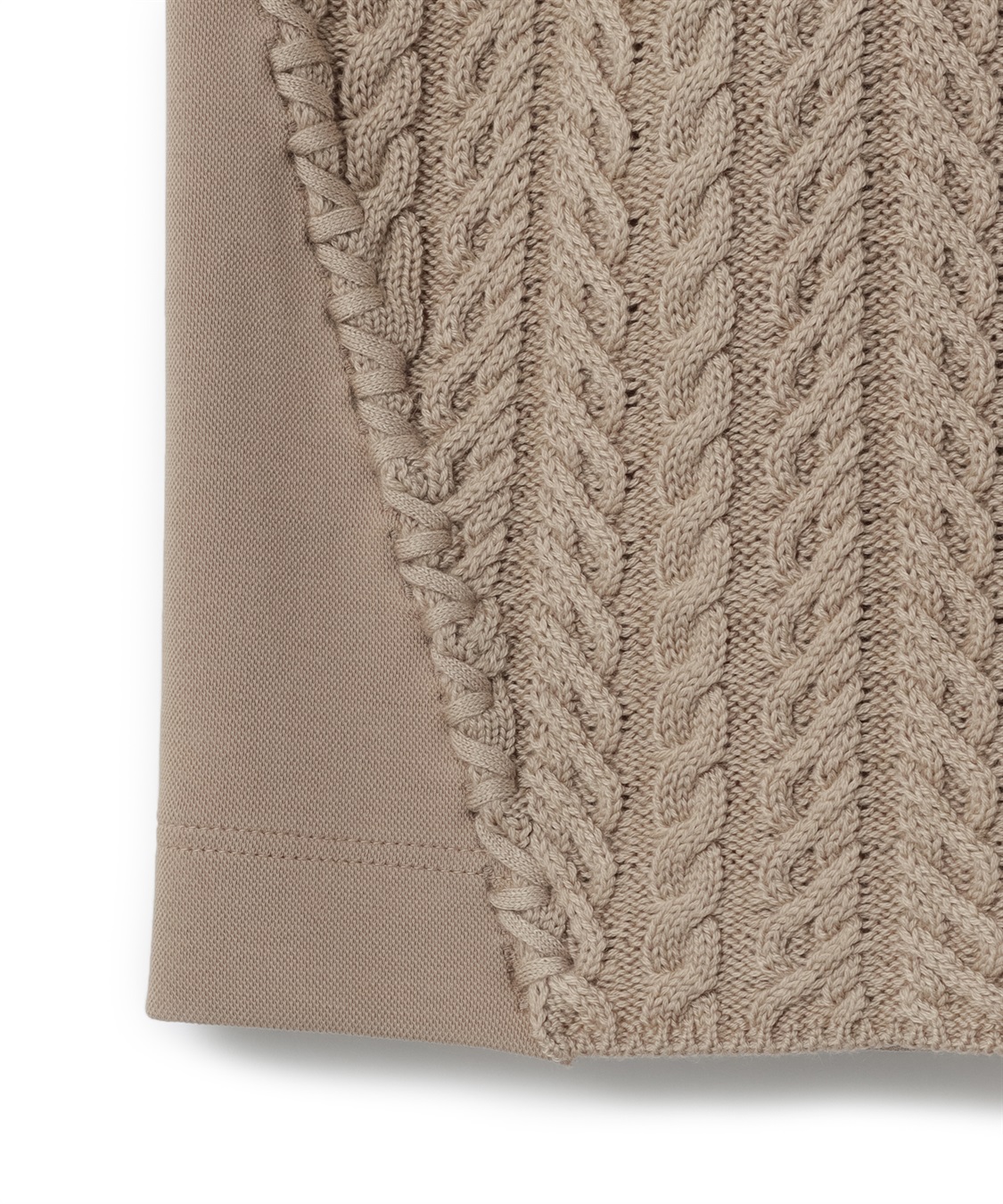 ATSURO TAYAMA ケーブルニット切り替えプルオーバー_sub_6