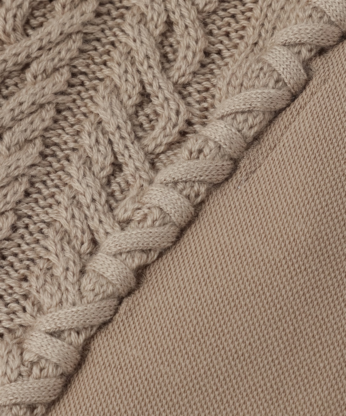 ATSURO TAYAMA ケーブルニット切り替えプルオーバー_sub_7