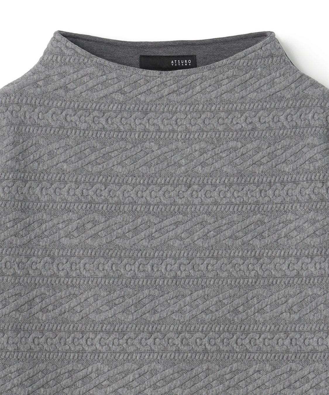 ATSURO TAYAMA ジャカード切り替えプルオーバーニット_sub_3