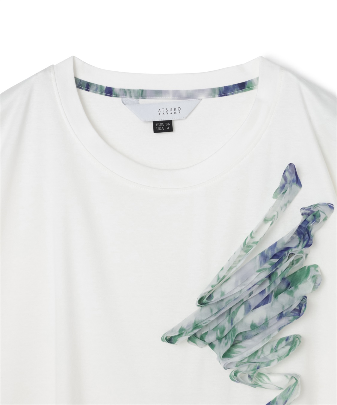 ATSURO TAYAMA マーブルリボンTシャツ_sub_2