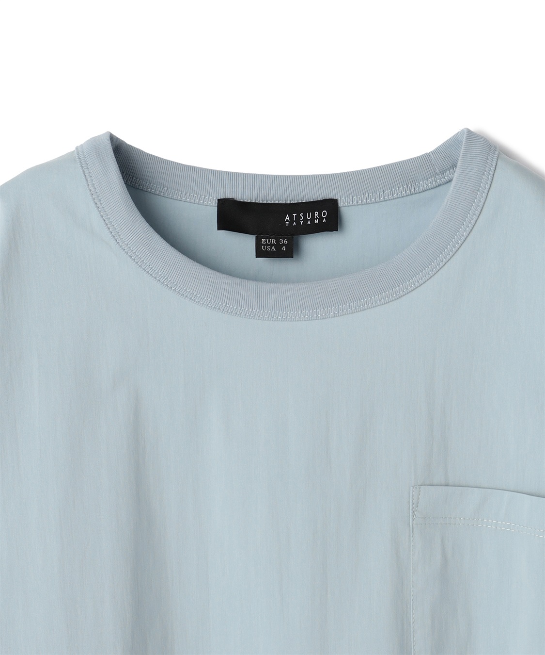 ATSURO TAYAMA クルーネックワイドスリーブTシャツ_sub_2