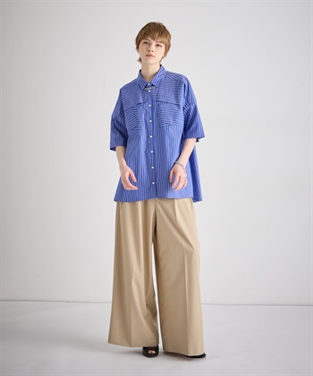 ATSURO TAYAMA ブロードストライプ柄シャツ_subthumb_12