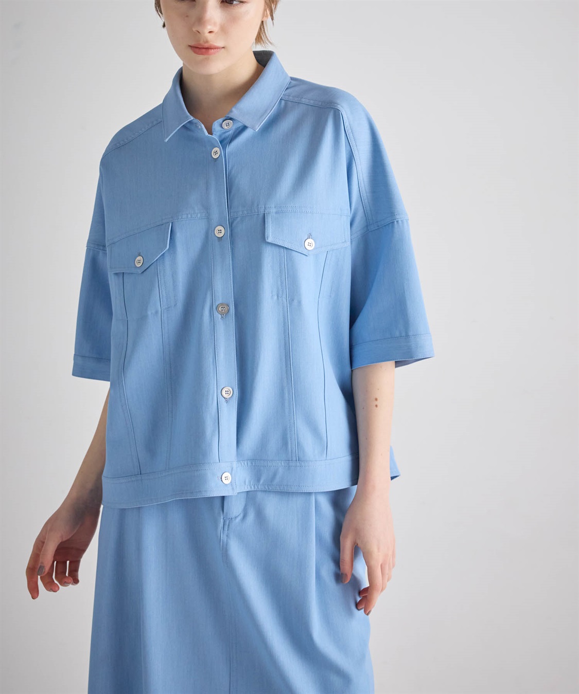 ATSURO TAYAMA ドロップショルダーデニムシャツ_sub_10