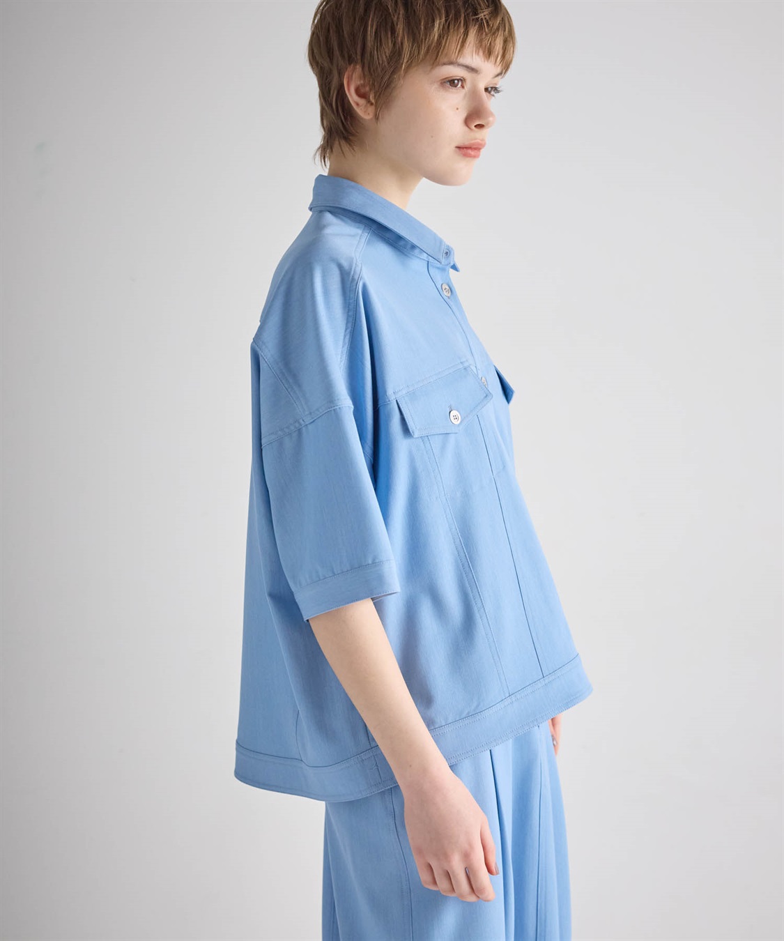 ATSURO TAYAMA ドロップショルダーデニムシャツ_sub_12