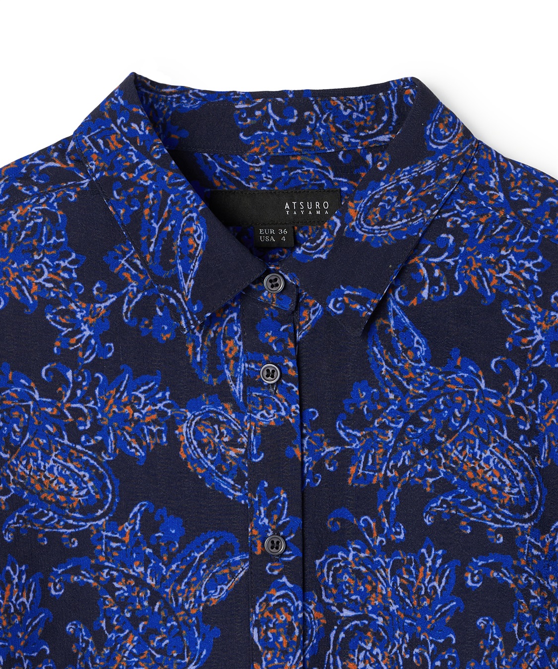 ATSURO TAYAMA ペイズリープリントシャツ_sub_2