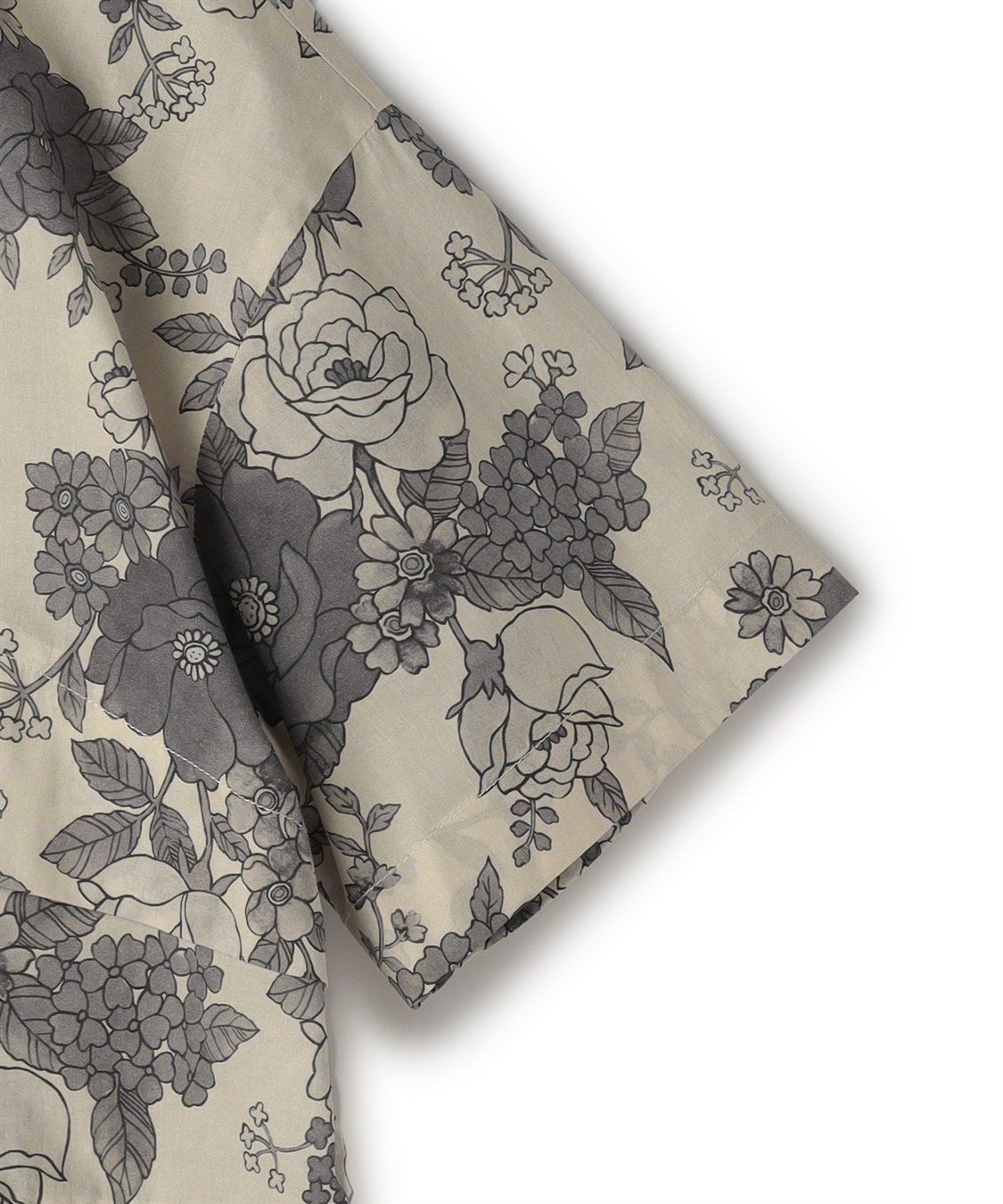 ATSURO TAYAMA フラワープリント柄コットン半袖シャツ_sub_4