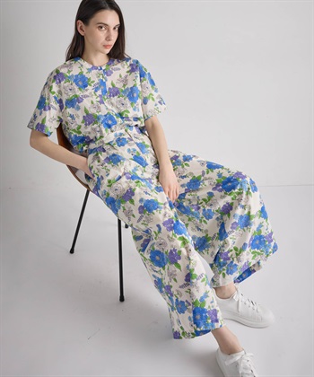 ATSURO TAYAMA フラワープリント柄コットン半袖シャツ_subthumb_7