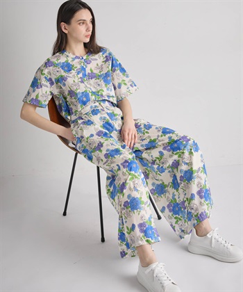 ATSURO TAYAMA フラワープリント柄コットン半袖シャツ_subthumb_8