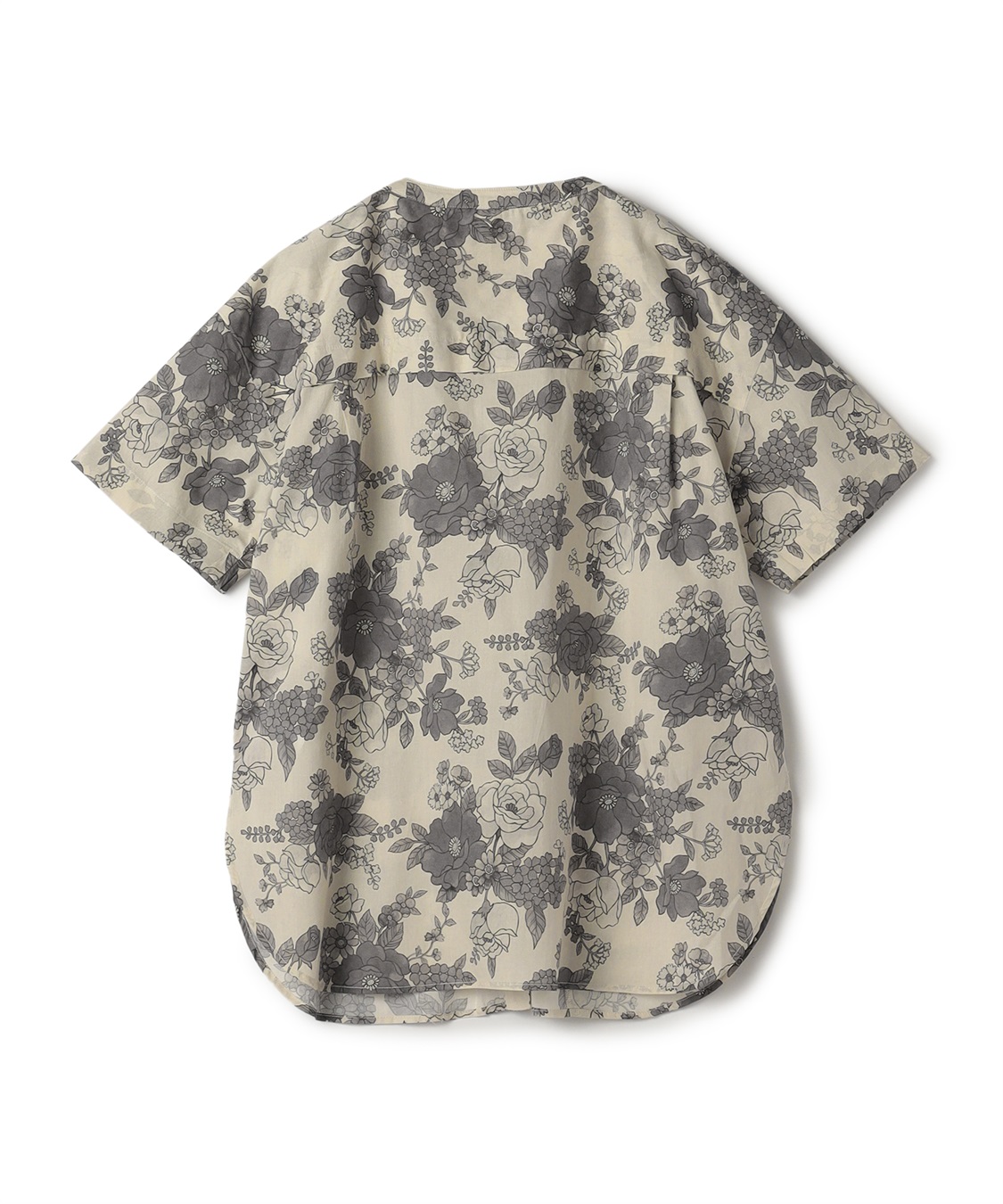 ATSURO TAYAMA フラワープリント柄コットン半袖シャツ_sub_11