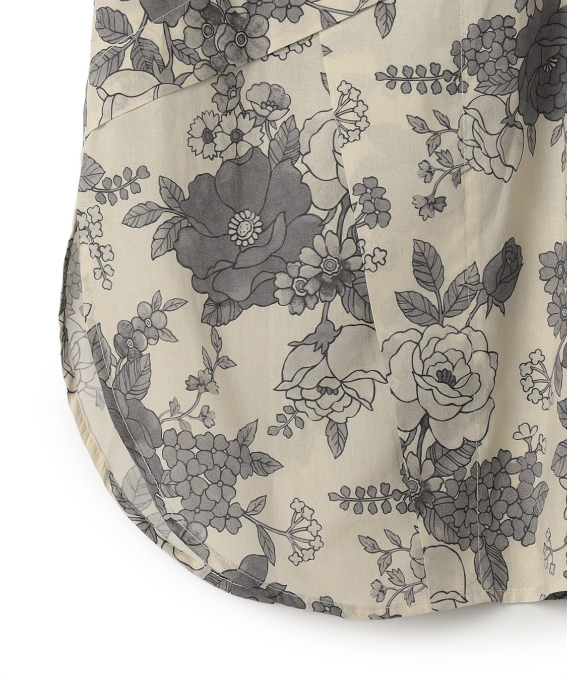 ATSURO TAYAMA フラワープリント柄コットン半袖シャツ_sub_14