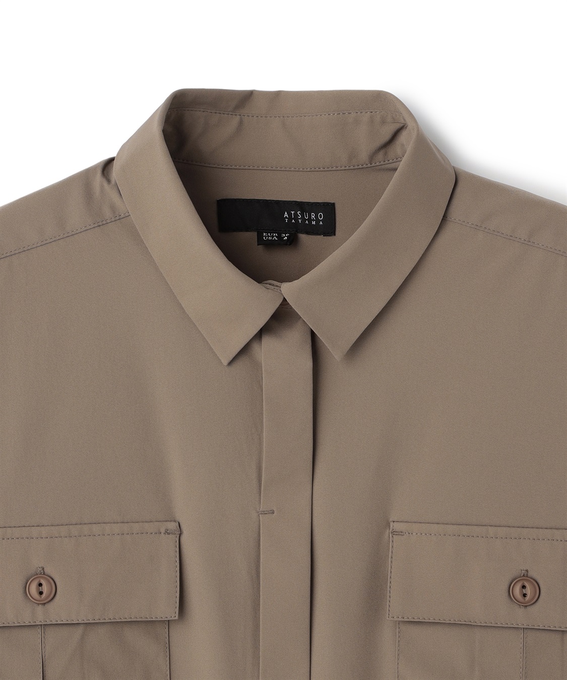 ATSURO TAYAMA ストレッチミリタリーシャツ_sub_2