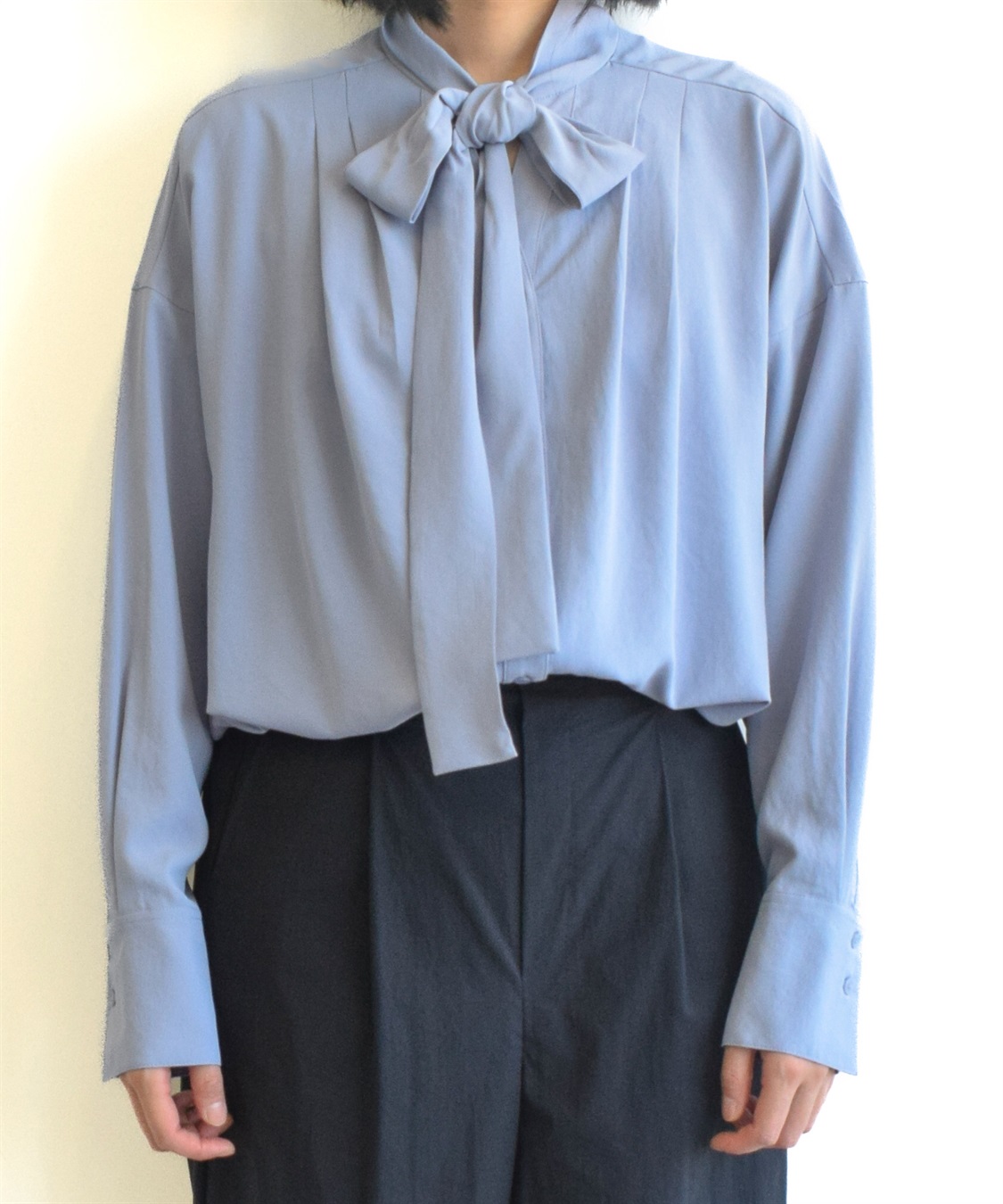 ATSURO TAYAMA ボウタイ付きブラウス_sub_1