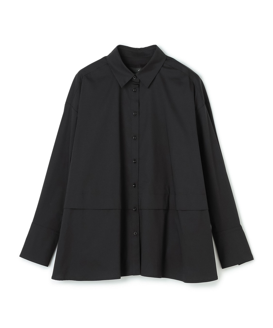 ATSURO TAYAMA 異素材切り替えストレッチブロードシャツ_sub_1