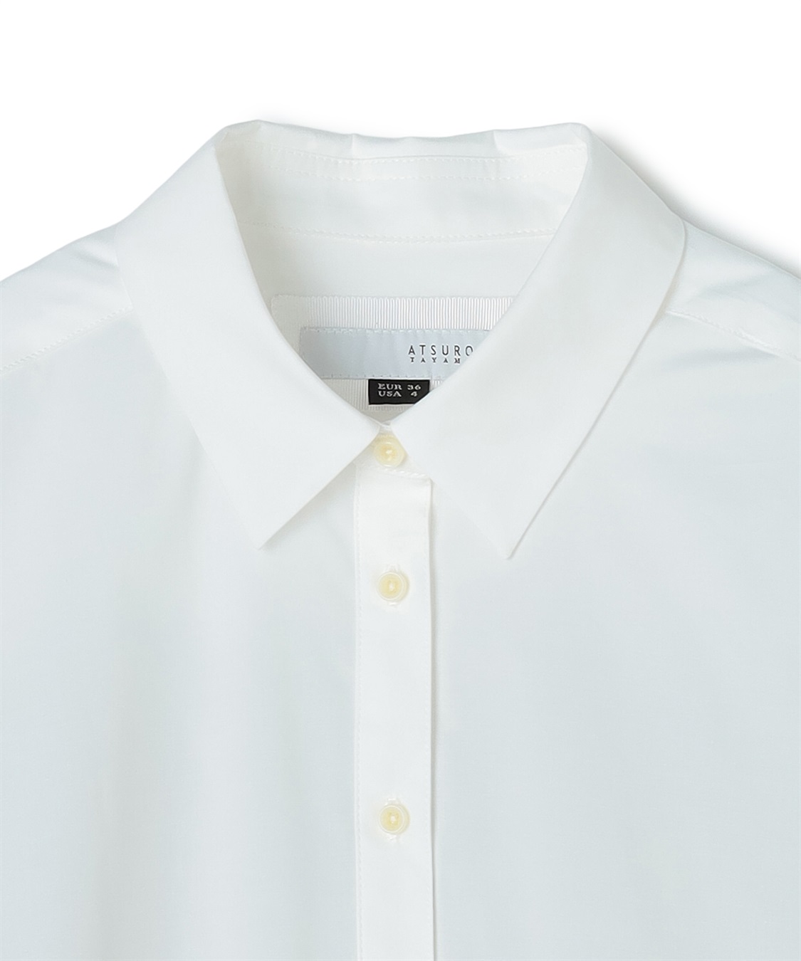 ATSURO TAYAMA 異素材切り替えストレッチブロードシャツ_sub_3